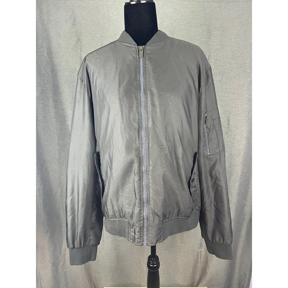 Nick Graham Men's Climate Couture Gray Raincoat Jacket Lightweight XL‎